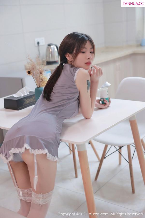 明日花桃桃  清新美女明日花桃桃 温柔可人的小女仆第7张图片